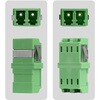 DUPLEXLCAPCNOF 光ケーブル中継コネクター/10個セット/LC-LC/OS2シングルモード/SC外形準拠/フランジレス/LC-APCデュプレックス/データセンター光ファイバー配線用カプラー StarTech.com 78164208
