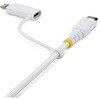 1M-U2-LNTC-CABLE USB-C充電ケーブル/1m/Lightningアダプター付き/30W 60W(3A)/Apple MFi対応/iPhone・iPad・Android対応/充電 データ転送対応 StarTech.com 78164287