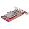 P10Q4A-USB-CARD PCI Express拡張カード/4ポート USB Type-A 3.2 10Gbps増設用/PCIe 3.0 x4/独立コントローラー/標準プロファイル/各種OS/インターフェースボード StarTech.com 78164330