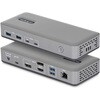 199N-USBC-DOCK �h�b�L���O�X�e�[�V����/USB-C�ڑ�/3��� DisplayPort + HDMI(2x 4K60Hz�C 1x 4K30Hz)/100W PD/2x USB-C + 4x USB-A/LAN/�h���C�o�[�s�v/Windows�p/���@�\�n�u StarTech.com 78164339