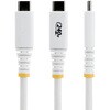 S2CEPR3MW-USB-CABLE USB-Cケーブル/3m/USB 2.0/Type-C to Type-C/240W 5A PD EPR対応/USB-IF/オス-オス/ホワイト/しなやか&高耐久/高速充電 データ転送 StarTech.com 78164366