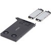 2M2-REMOVABLE-PCIE M.2 NVMe SSDモバイルラック/PCIe x8接続/デュアルベイ/ホットスワップ対応/PCIe分岐機能必須(Bifurcation対応)/産業用 高速転送対応 工具不要 着脱式ドライブベイ StarTech.com 78164461