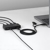 ST4300USB3V2-NA USB-Cハブ/USB-C/A両対応/4ポート/4x USB-A (1x BC 1.2)/5Gbps/セルフパワー/24W ACアダプター付属 StarTech.com 78164488