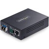 MCM1110SMLC20 光メディアコンバーター/RJ45 - LC変換/シングルモード/10 / 100 / 1000Mbps/20km伝送/銅線 - 光ファイバー変換/金属筐体/9Kジャンボフレーム対応 StarTech.com 78164515