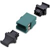 MPOSMAPCAQCOUPLER 光ケーブル中継コネクター/MPO・MTP-PC/OM3 OM4マルチモード対応/Key Up-Key Down/アクア/パッチパネル データセンター配線・延長用カプラー StarTech.com 78164549