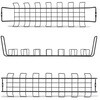 S1MB-DESK-CABLE-TRAY ケーブル配線トレー/デスク下ネジ固定式/金属製 メッシュバスケット型/長さ61.5cm/ブラック/ケーブルオーガナイザー/汎用 電源タップ収納 コード整理 StarTech.com 78164619