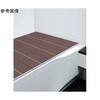 - 折りたたみ Ag銀イオン風呂ふた 75×140cm用 L14 ブラウン 実寸75×140.5cm オーエ 78192619