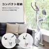 AFBX4451+EXP100 1年保証 フィットネスバイク 心拍数メーター付き タブレットトレー付き 背もたれ マット付き アルインコ 78192856