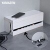 KTS-M(WW)R ケーブルボックス 6口対応 深型 底面通気孔あり 木製 YAMAZEN(山善) 78192890