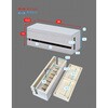 KTS-M(WW)R ケーブルボックス 6口対応 深型 底面通気孔あり 木製 YAMAZEN(山善) 78192890