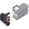 QWP13-8R ツインカップリング(プラグ)(右取出し) PISCO(ピスコ) 78199576
