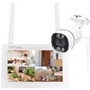 WTW-EG1372GWX + BT18650-2000 + WTW-E2319SFWX(2台) 防犯カメラ 無線式 7インチモニター一体型5GHz泰Wi-Fi対応 NVR 4chモデル とカメラ1～4台セット 塚本無線 78199777
