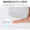 LN-SH061CL iPhone/スマートフォン対応 「STRAP SHEET」挟み込みシート ラウンドオールクリアタイプ 1口タイプ クリア LEPLUS NEXT 78202367