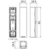 FC-1SS-RB 露出型光ローゼット 八光電機製作所 78203110