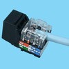 LWU-110-6(PW) 埋込型LANコンセント(110方式) 八光電機製作所 78203128