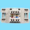 LWU-110-6A(PW) 埋込型LANコンセント(110方式) 八光電機製作所 78203146