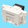 LWU-110-6A-NET(PW) 埋込型LANコンセント(110方式) 八光電機製作所 78203216
