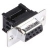 Amphenol ICC D-subコネクタ， 9極， メス， ケーブルマウント， L17DEFRA09S AMPHENOL