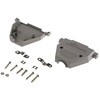 Amphenol ICC D-Sub バックシェエル 8630CH シリーズ 37 極 C， グレー， 8630CH37UNCLF AMPHENOL