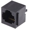 Amphenol ICC RJ45 モジュラーコネクタ， メス， RJ45コネクタ， スルーホール実装， Cat3， 90598-001LF AMPHENOL