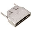 Amphenol FCI D-Sub バックシェエル 8655MH シリーズ 25 極 B， シルバー， 8655MH2511LF AMPHENOL