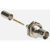 Amphenol RF 同軸コネクタ ジャック パネルマウント BNCコネクタ， B6721A1-NT3G-1-50 AMPHENOL