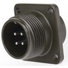 Amphenol Industrial MIL規格丸型コネクタ MS3102A， シリーズ， オス， 4極 MS3102A-14S-2P AMPHENOL