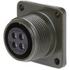Amphenol Industrial MIL規格丸型コネクタ MS3102A， シリーズ， メス， 4極 MS3102A-14S-2S AMPHENOL