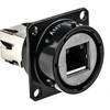 Amphenol RJ45 モジュラーコネクタ， メス， RJ45コネクタ， パネルマウント， Cat5e， RJF21B AMPHENOL