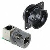 Amphenol Socapex RJ45 モジュラーコネクタ， メス， RJ45コネクタ， パネルマウント， Cat5e， RJF21RAB AMPHENOL