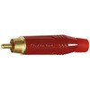 Amphenol Industrial RCAプラグ ACPR-RED オス 金めっき AMPHENOL