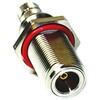 Amphenol RF 同軸コネクタ ジャック ケーブルマウント Nコネクタ， 82-6512 AMPHENOL