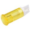 Apem パイロットランプ， 24V dc， 黄， 実装ホールサイズ:12mm， QS121XXY24 APEM