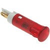 Apem パイロットランプ， 12V dc， 赤， 実装ホールサイズ:6mm， QS61XXR12 APEM