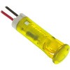 Apem パイロットランプ， 12V dc， 黄， 実装ホールサイズ:8mm， QS83XXY12 APEM