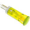 Apem パイロットランプ， 24V dc， 黄， 実装ホールサイズ:10mm， QS101XXY24 APEM
