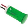 Apem パイロットランプ， 12V dc， 緑， 実装ホールサイズ:12mm， QS123XXG12 APEM