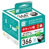 ECI-C366C リサイクルインク キヤノン対応 BC-365/366互換 エコリカ 79393057