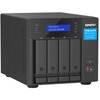 TVS-h474-PT-8G QNAP タワー型 4ベイ NAS インテル Pentium Goldプロセッサー搭載 USB 3.2 Gen 2 ZFSベースのQuTS hero OS採用 QNAP 79431881