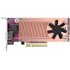 QNAP 2 x PCIe Gen3 NVMe SSD & 1 x 10GbEポート拡張カード QNAP