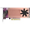 QM2-2P10G1TB QNAP 2 x PCIe Gen3 NVMe SSD & 1 x 10GbEポート拡張カード QNAP 79432118