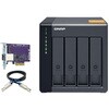 TL-D400S QNAP 高パフォーマンスデスクトップSATA 6Gbps JBODストレージエンクロージャー QNAP 79432328