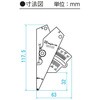 WGA-65(校正書・トレーサビリティ体系図付) アングル開先ゲージ SK(新潟精機) 79442417