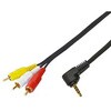 1.5m ポータブルDVD・ビデオカメラ用4極ミニプラグビデオケーブル フジパーツ