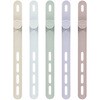 ソフトタッチ ケーブルバンド sofumo シリコン 北欧 4つ穴タイプ (スモーキーカラー)(MOT-CBBAND04-SK) MOTTERU