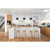 3396 RATTAN PENGANT LAMP 1BULB BK BRID 79493114