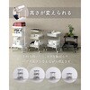 LATR-3(BK) ワゴン キッチンワゴン キャスター付き YAMAZEN(山善) 79521797