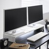 10563 伸縮ゲーミングモニターラック タワー ホワイト 山崎実業 79521971