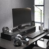 10564 伸縮ゲーミングモニターラック タワー ブラック 山崎実業 79521980