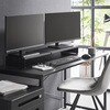 10564 伸縮ゲーミングモニターラック タワー ブラック 山崎実業 79521980
